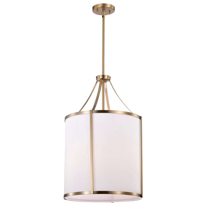 Nuvo Lighting 60-7962 Three Light Pendant, Burnished Brass