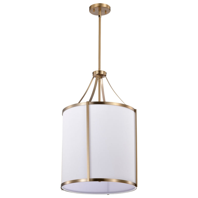 Nuvo Lighting 60-7962 Three Light Pendant, Burnished Brass