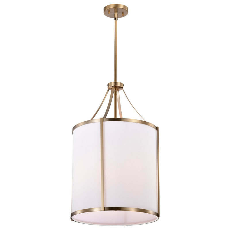 Nuvo Lighting 60-7962 Three Light Pendant, Burnished Brass