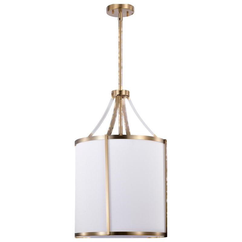 Nuvo Lighting 60-7962 Three Light Pendant, Burnished Brass
