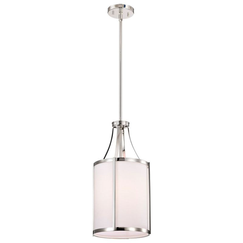 Nuvo Lighting 60-7971 One Light Pendant, Polished Nickel