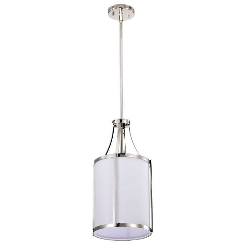 Nuvo Lighting 60-7971 One Light Pendant, Polished Nickel