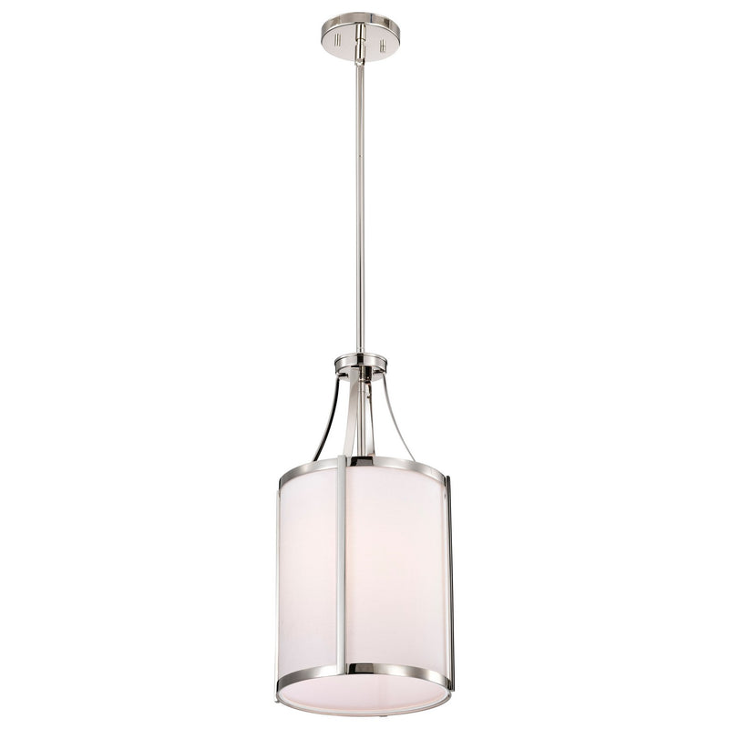 Nuvo Lighting 60-7971 One Light Pendant, Polished Nickel