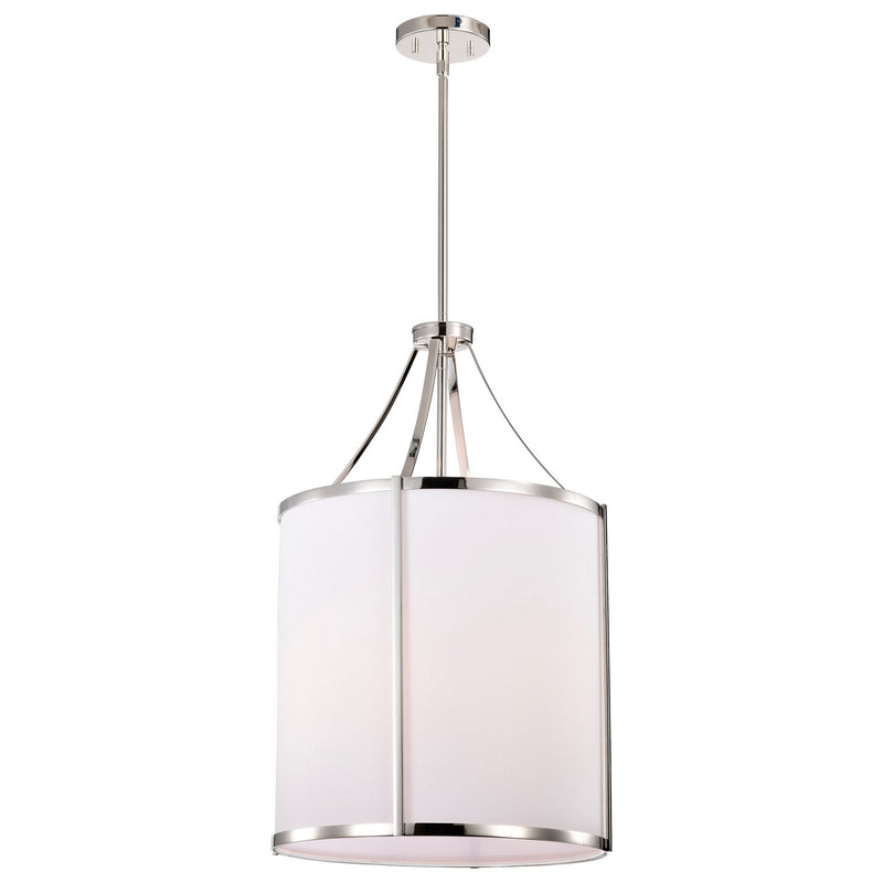Nuvo Lighting 60-7972 Three Light Pendant, Polished Nickel