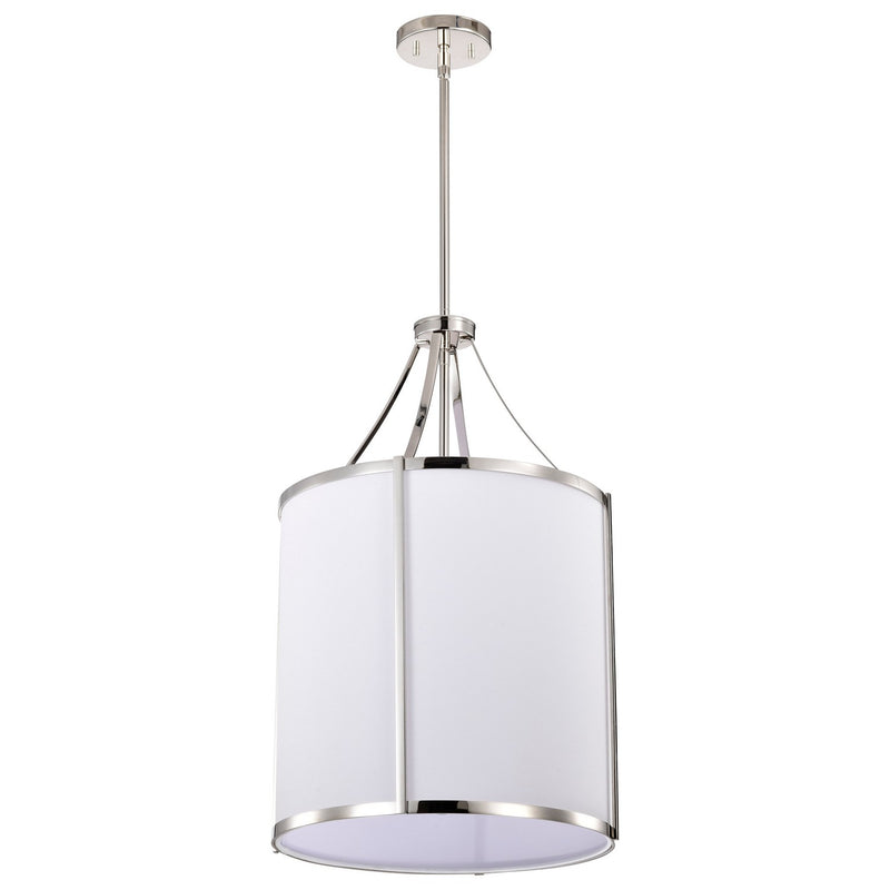 Nuvo Lighting 60-7972 Three Light Pendant, Polished Nickel