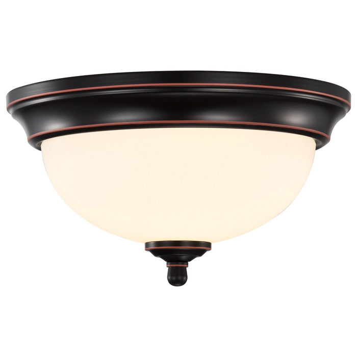 Nuvo Lighting 62-1557 LED Flush Mount, Mahogany Bronze
