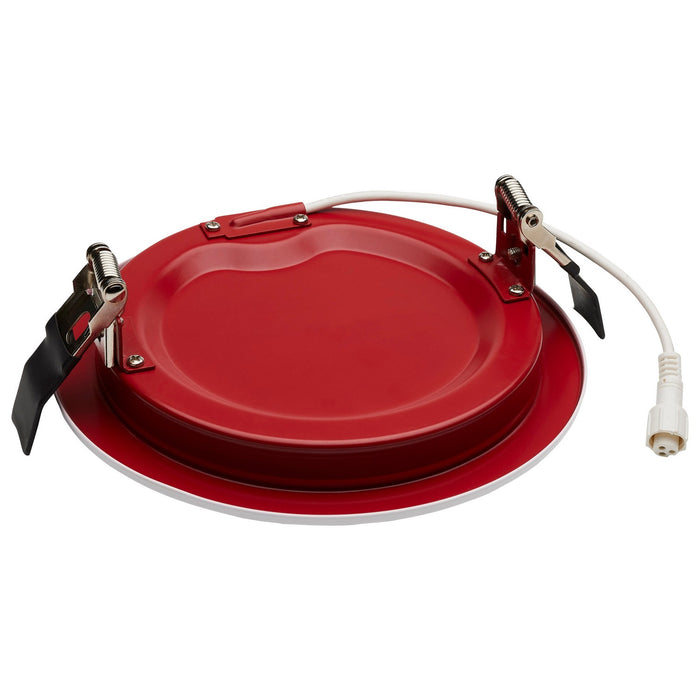 Satco S11867 LED Downlight, White / Red