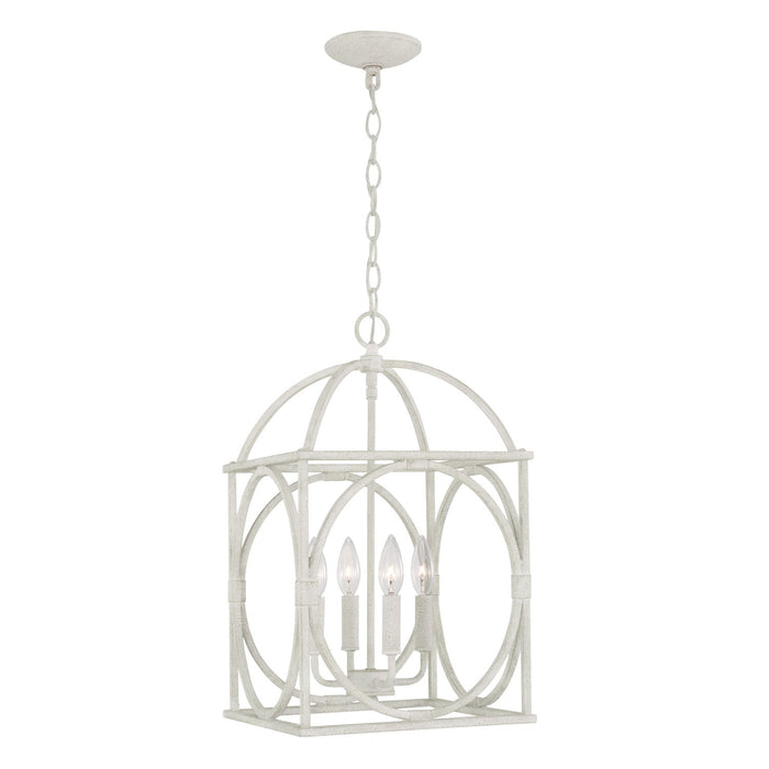 Capital Lighting AA1031SR Four Light Foyer Pendant, Sand Dollar