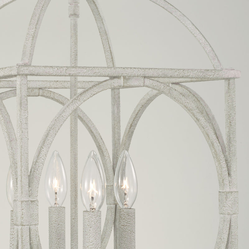 Capital Lighting AA1031SR Four Light Foyer Pendant, Sand Dollar