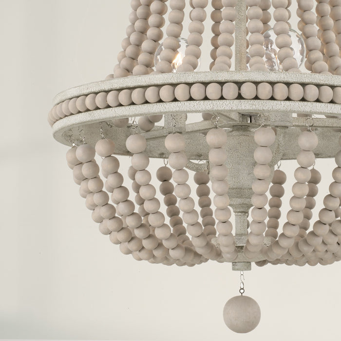 Capital Lighting AA1022SR Three Light Chandelier, Sand Dollar