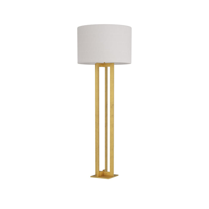 Arteriors 76015-120 One Light Floor Lamp, Gold Leaf