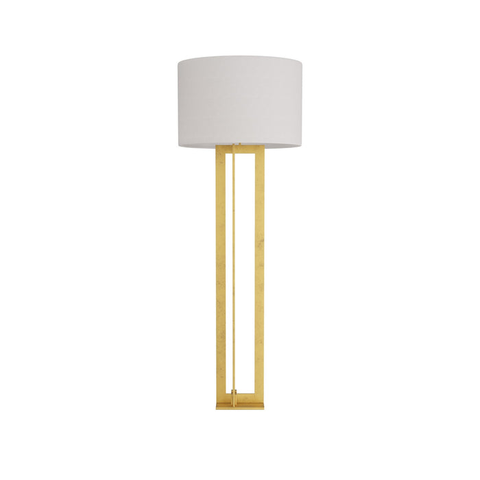 Arteriors 76015-120 One Light Floor Lamp, Gold Leaf