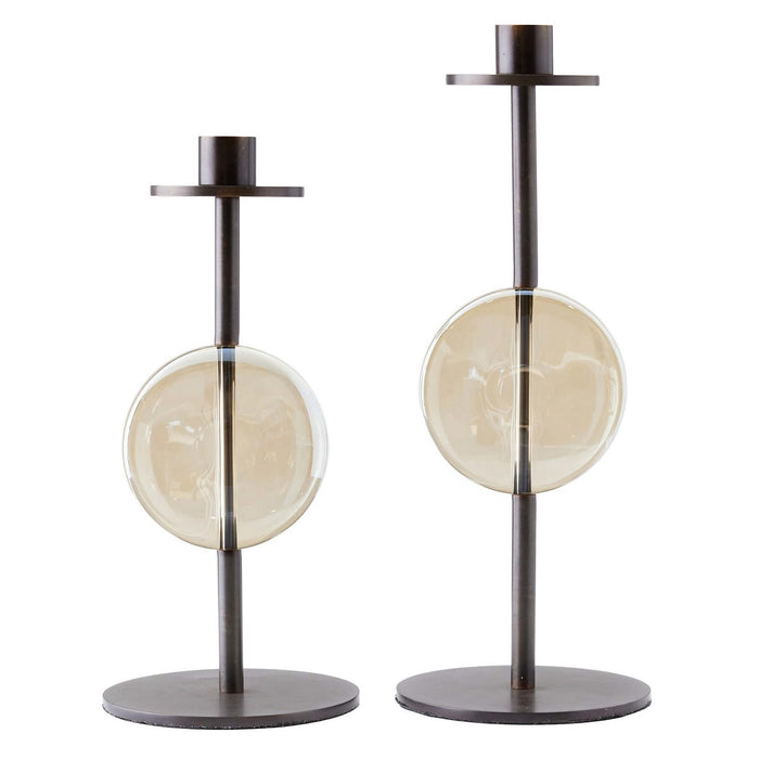Arteriors ACC02 Candleholders, Set of 2, Champagne