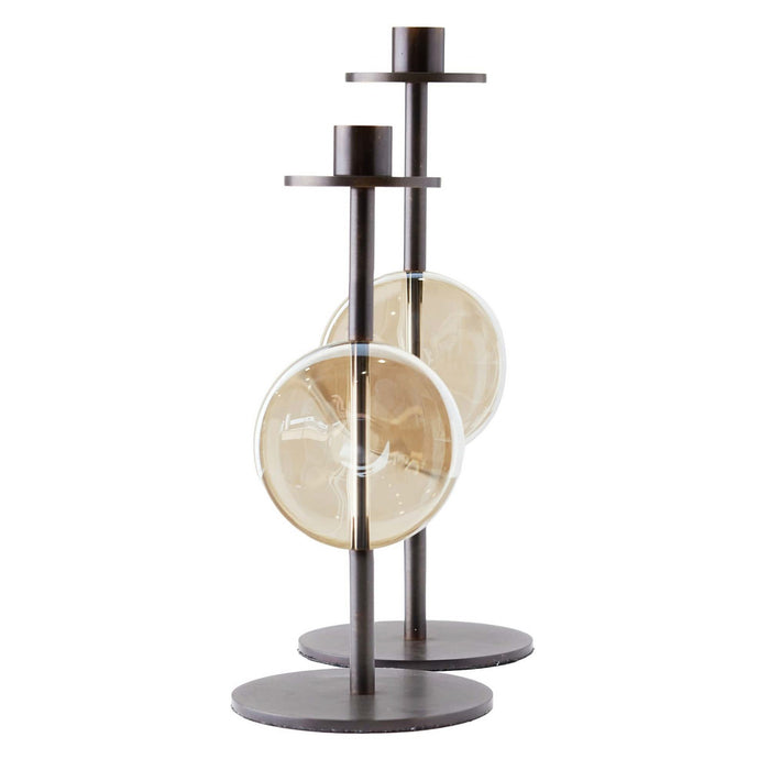 Arteriors ACC02 Candleholders, Set of 2, Champagne