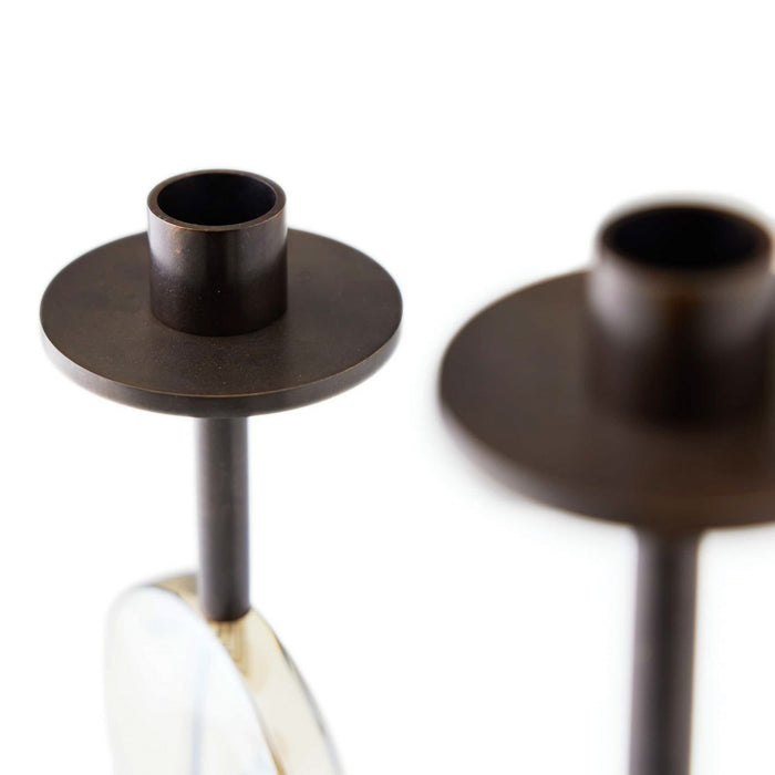 Arteriors ACC02 Candleholders, Set of 2, Champagne