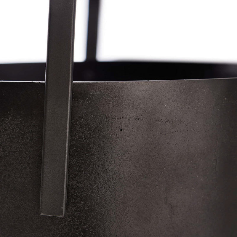 Arteriors AFI02 Firewood Basket, Blackened