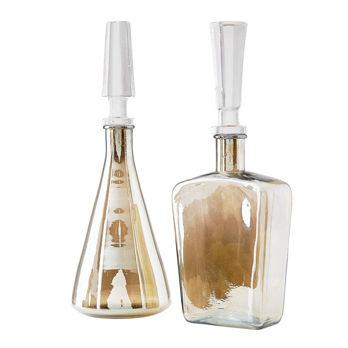 Arteriors ARI01 Decanters, Set of 2, Smoke Luster