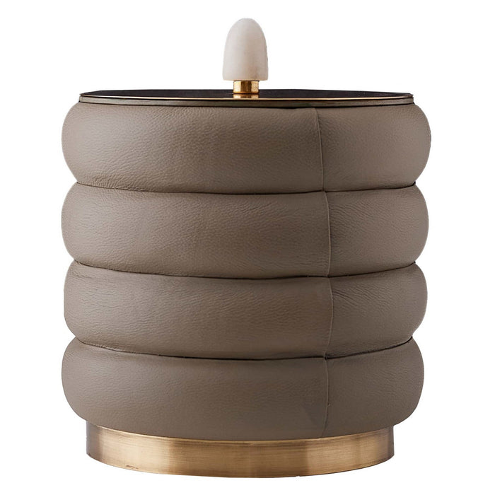 Arteriors ARI02 Ice Bucket, Dove Gray