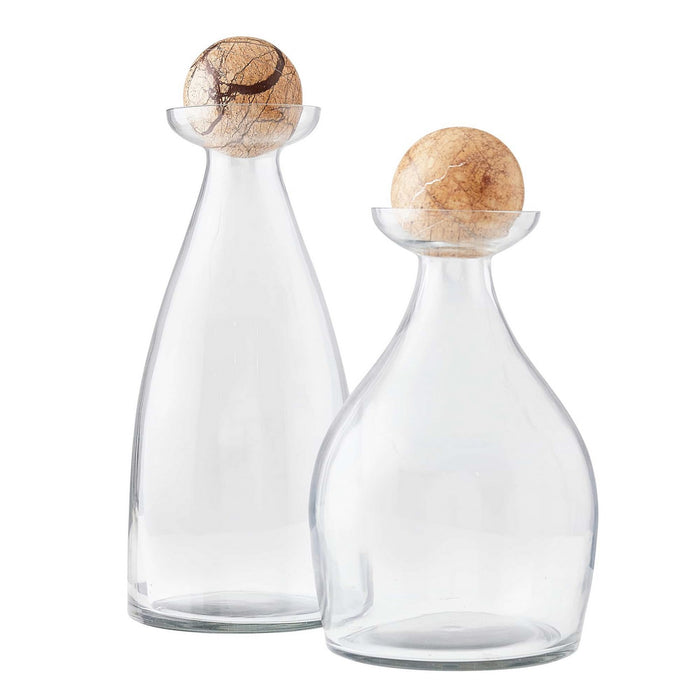 Arteriors ARI05 Decanters, Set of 2, Clear