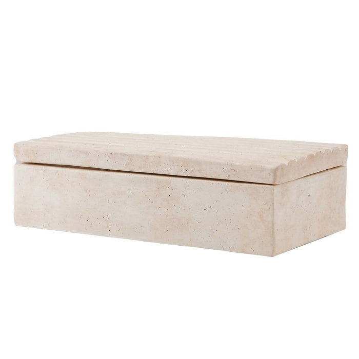 Arteriors ARS04 Box, Toasted Ivory