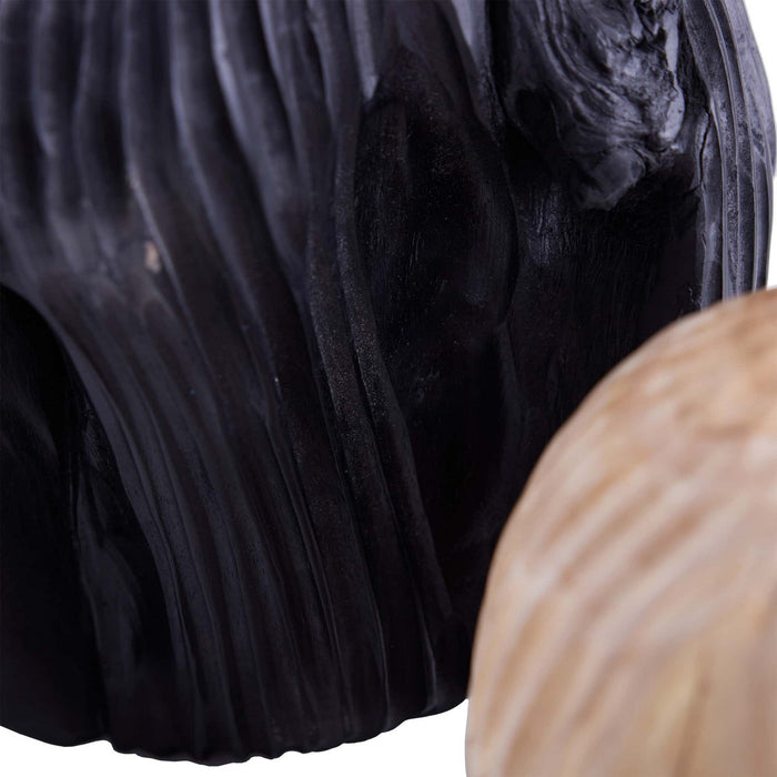 Arteriors ASS01 Sculpture, Set of 2, Ebony