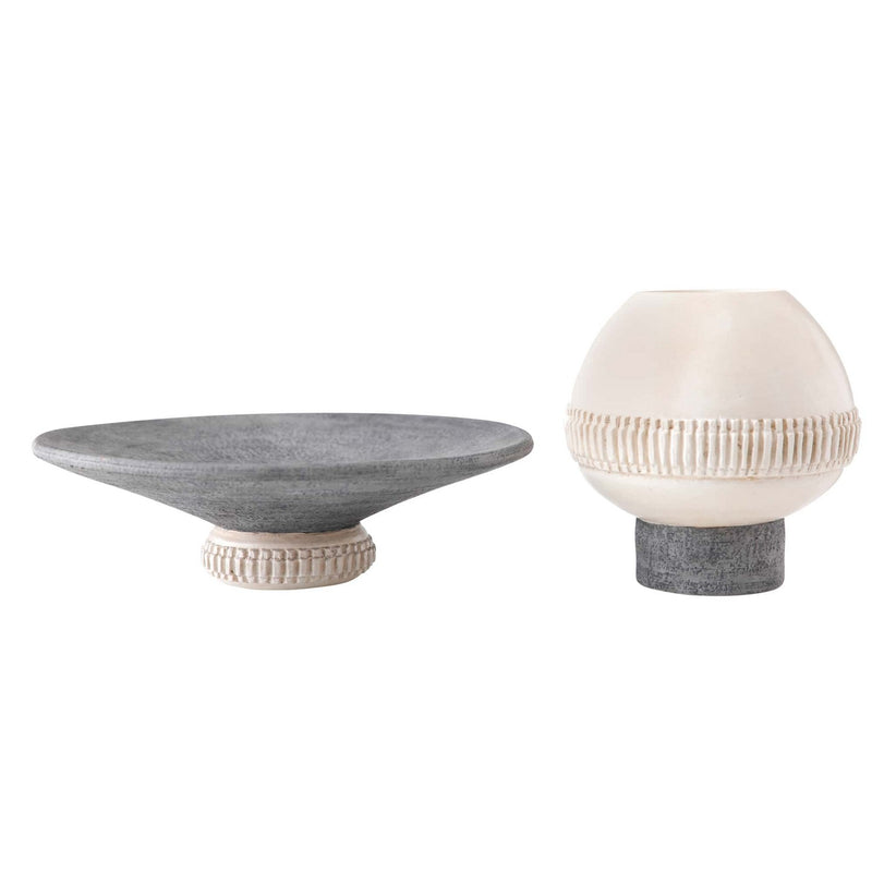 Arteriors ATS02 Tabletop Set, Graphite