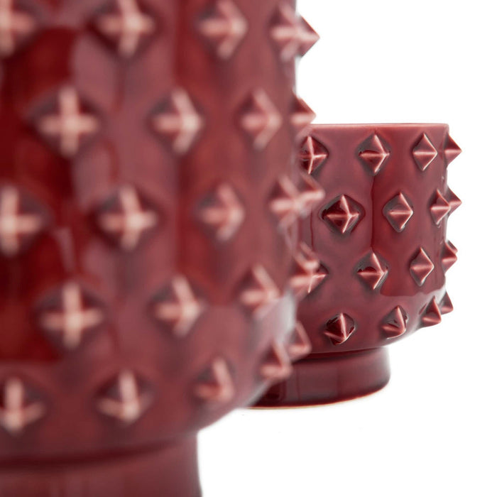 Arteriors AVC06 Vases, Set of 2, Garnet