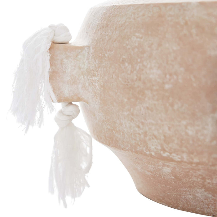 Arteriors AVS01 Vase, Whitewashed
