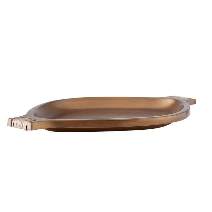 Arteriors AYI02 Tray, Antique Brass