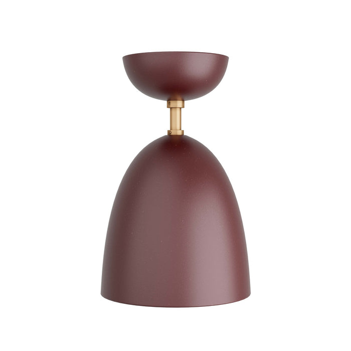 Arteriors DFC01 One Light Flush Mount, Oxblood