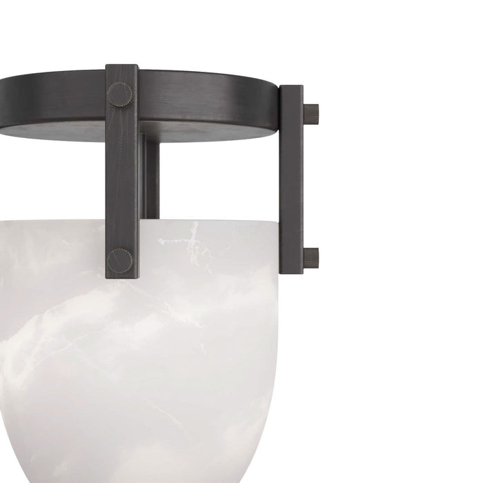 Arteriors DFC04 One Light Flush Mount, White