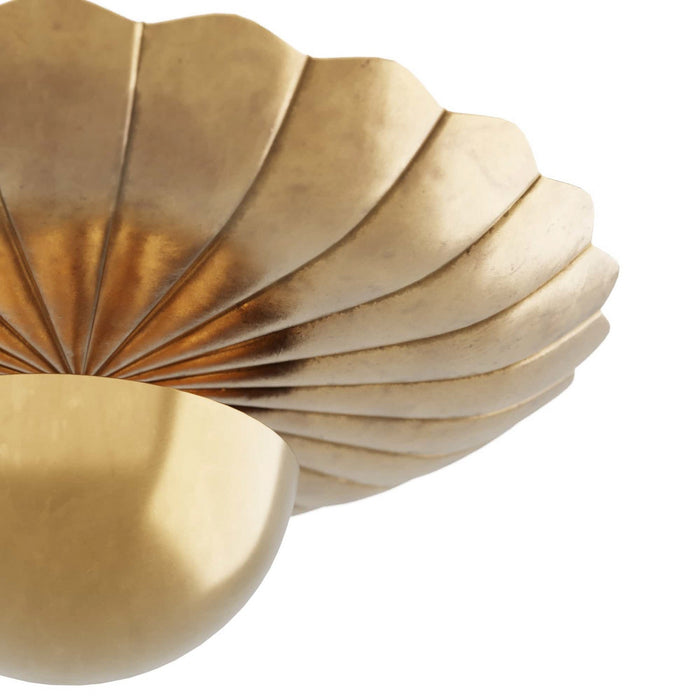 Arteriors DFI01 Two Light Flush Mount, Antique Brass