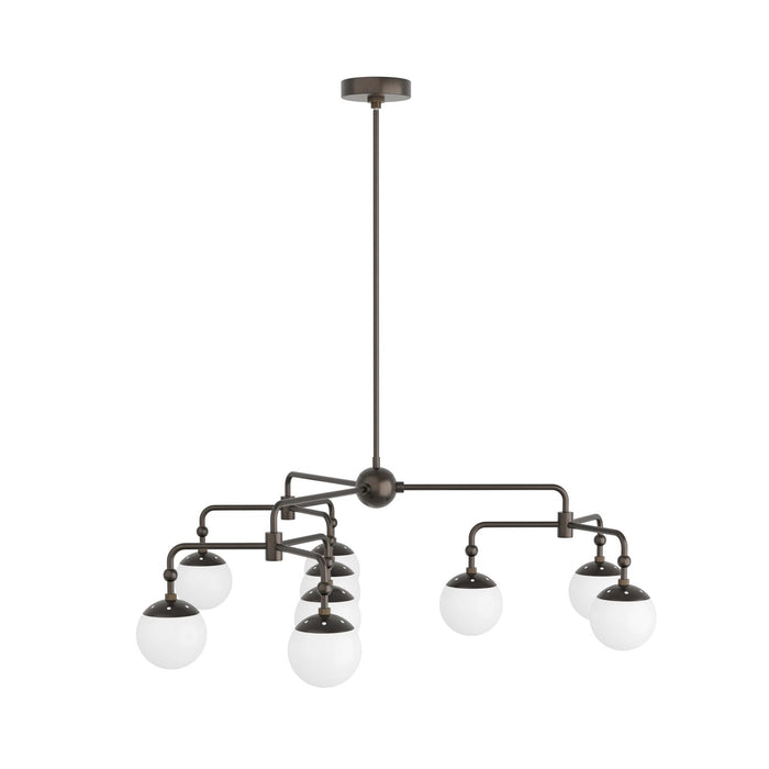 Arteriors DLC02 Nine Light Chandelier, English Bronze