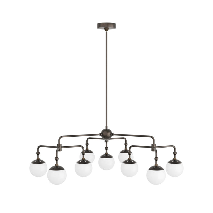 Arteriors DLC02 Nine Light Chandelier, English Bronze