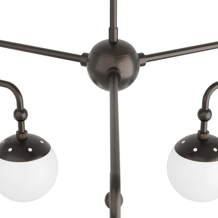 Arteriors DLC02 Nine Light Chandelier, English Bronze