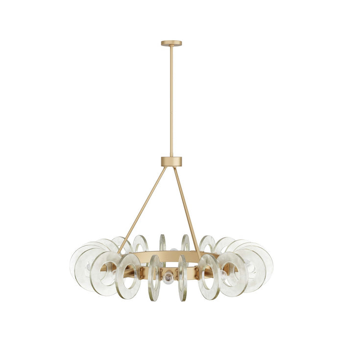 Arteriors DMC06 Ten Light Chandelier, Clear Seedy