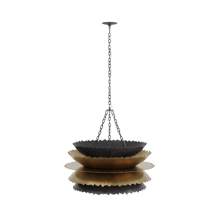 Arteriors DMI02 Six Light Chandelier, Bronze