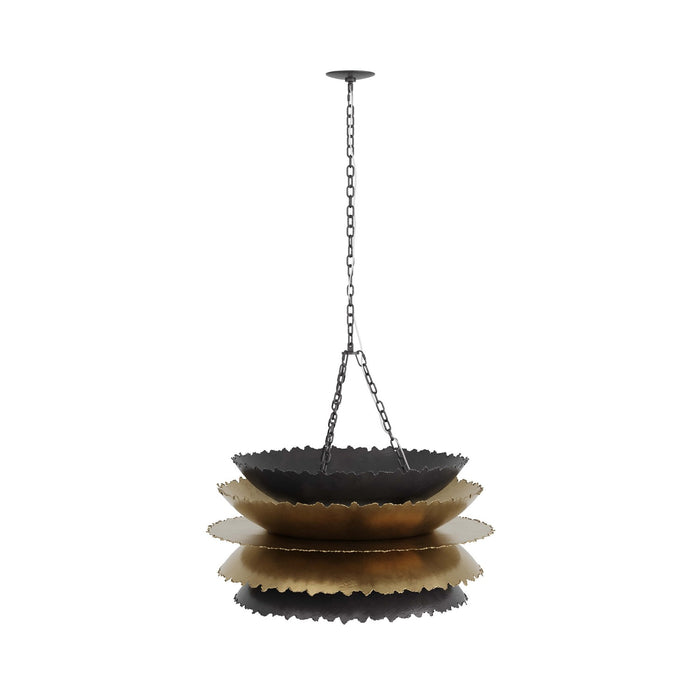 Arteriors DMI02 Six Light Chandelier, Bronze