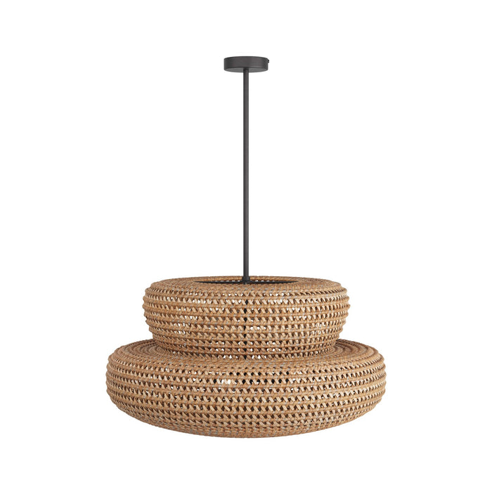 Arteriors DMS03 Three Light Chandelier, Natural