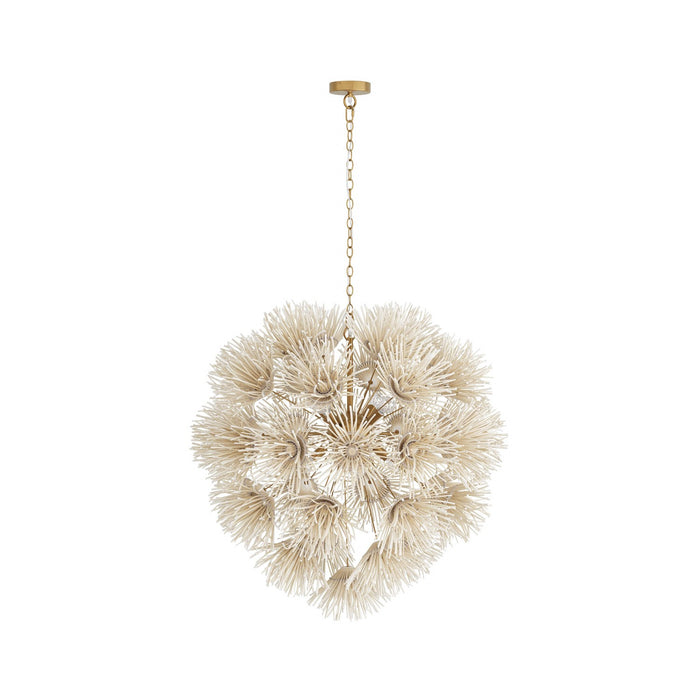 Arteriors DMS04 Eight Light Chandelier, Ivory