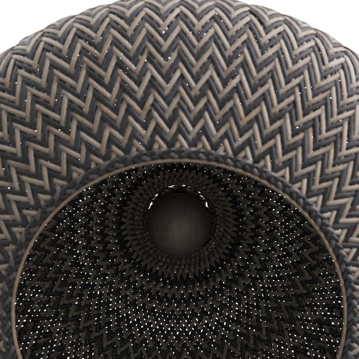 Arteriors DMS05 One Light Pendant, Black