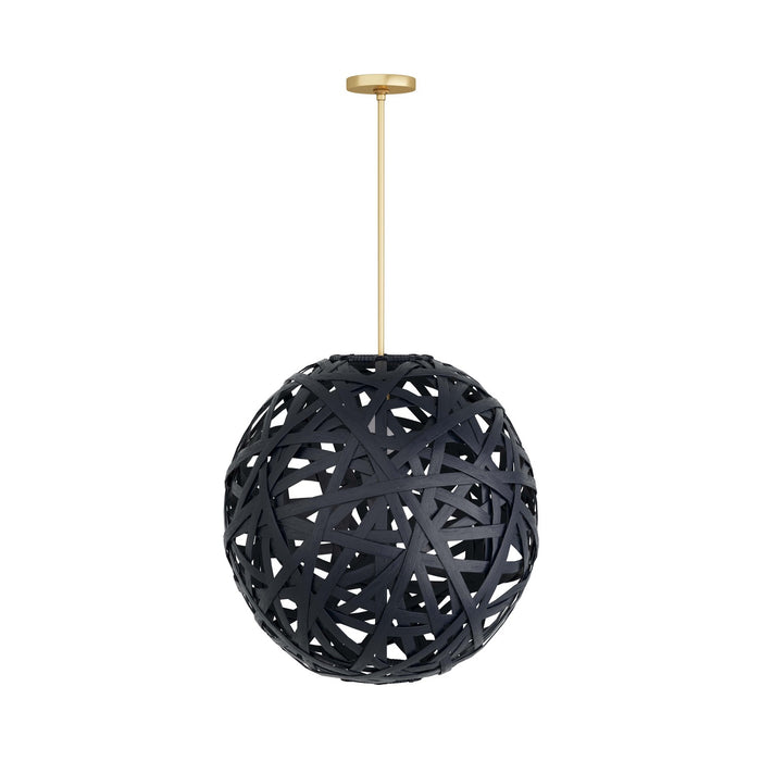 Arteriors DMS06 One Light Pendant, Black