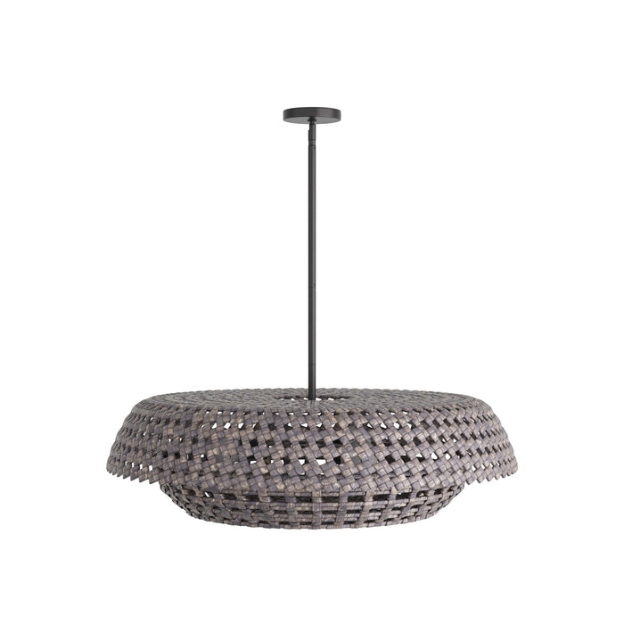 Arteriors DMS08 Three Light Pendant, Dark Gray Washed