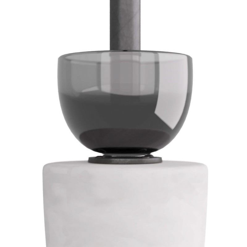 Arteriors DPC03 LED Pendant, White
