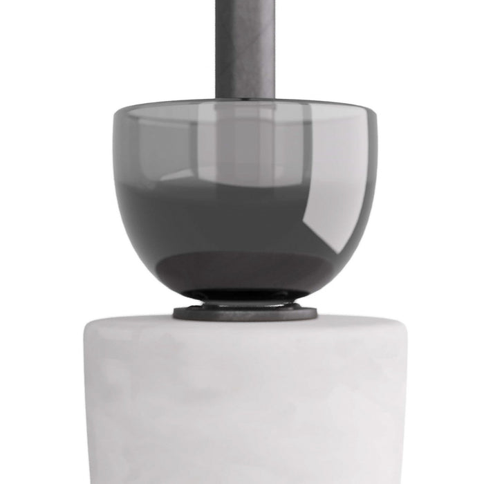 Arteriors DPC03 LED Pendant, White