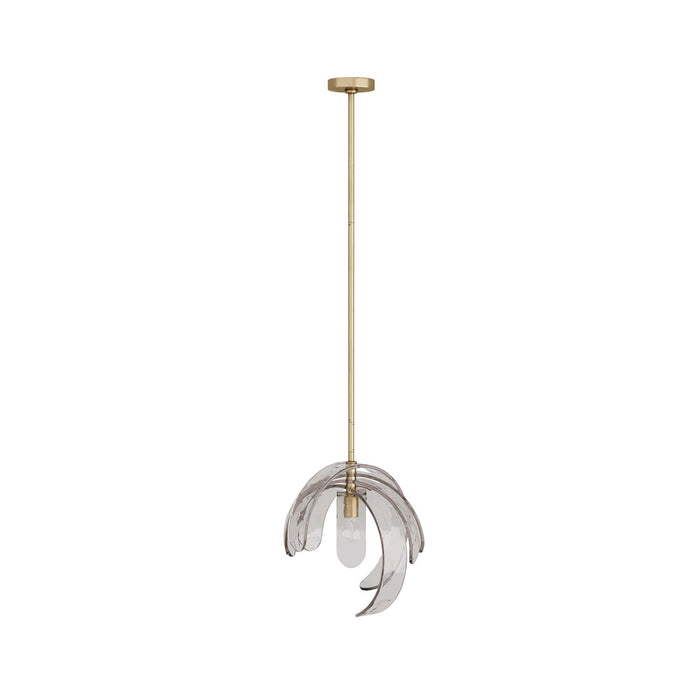Arteriors DPI01 One Light Pendant, Smoke Luster