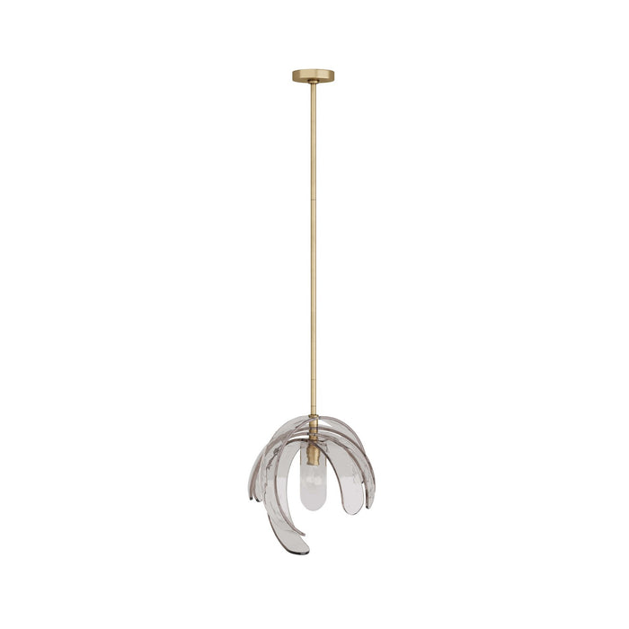 Arteriors DPI01 One Light Pendant, Smoke Luster