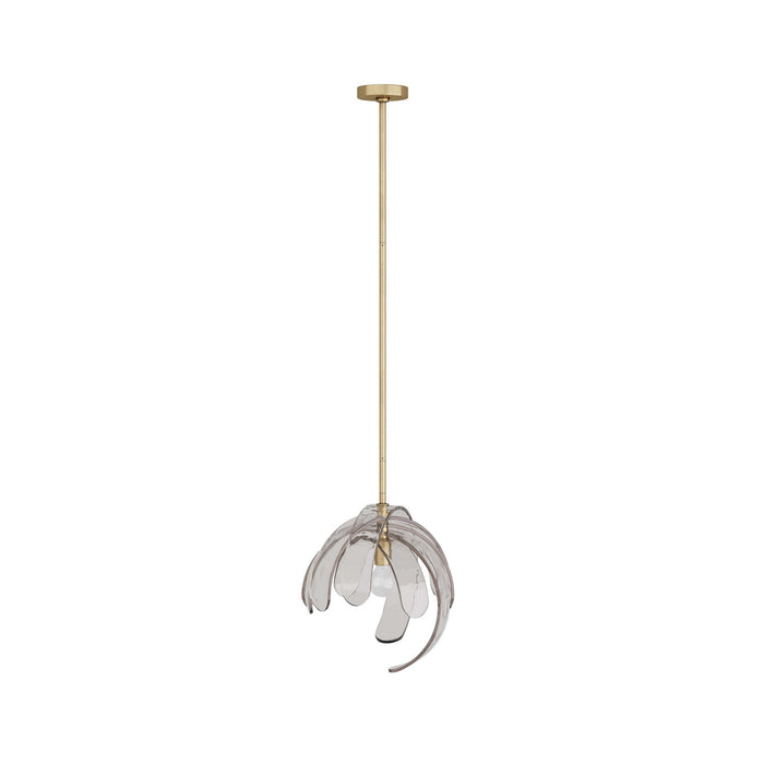 Arteriors DPI01 One Light Pendant, Smoke Luster