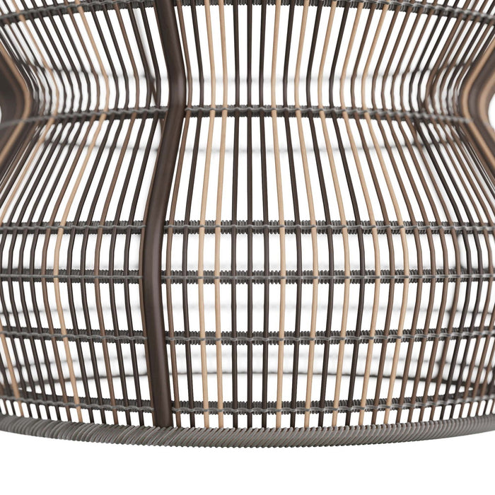 Arteriors DPS05 One Light Pendant, Dark Brown Stained