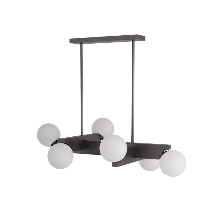 Arteriors DRC02 Six Light Chandelier, English Bronze